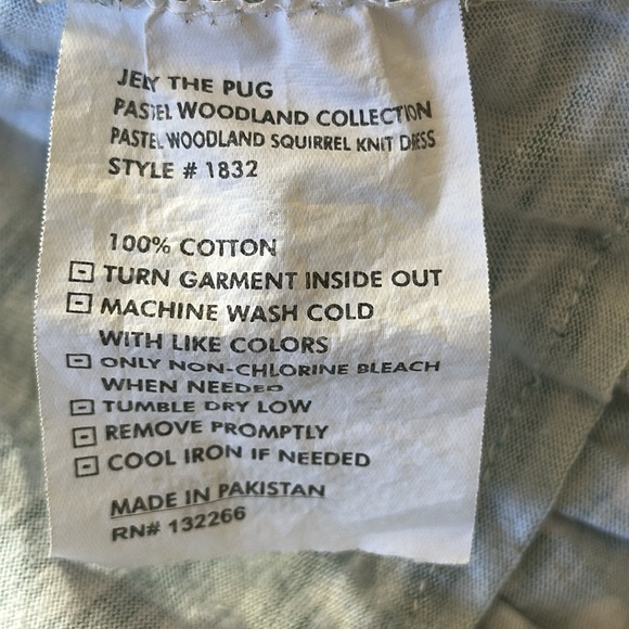 GUC Jelly the Pug and Mini Boden dress/top size 5T - Picture 5 of 9